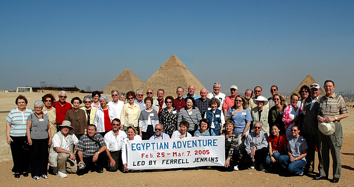 Egyptian Adventure Group led  by  Ferrell and Elizabeth Jenkins.
