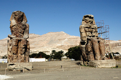 Colossi of Memnon. Photo by Ferrell Jenkins.