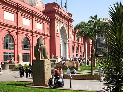 The Egyptian Museum sadly does not allow photography inside. Photo by Ferrell Jenkins.