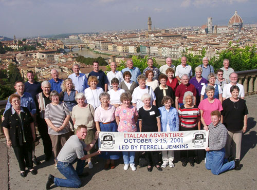 2001 Italian Adventure Group at Florence.