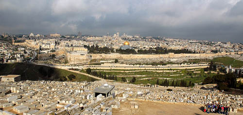 Jerusalem from the Mount of Olives. Photo by Ferrell Jenkins.